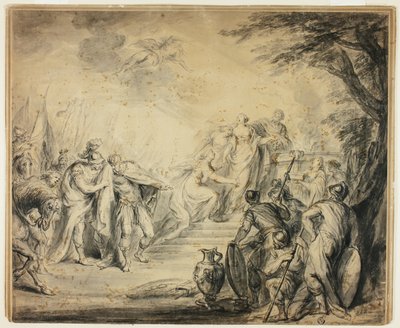 Sacrificio di Ifigenia da Philippe Joseph Tassaert