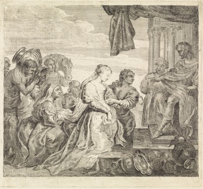 Visita della regina di Saba da Philippe Lambert Joseph Spruyt