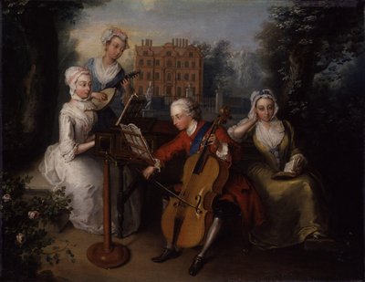 Ritratto di gruppo dei figli del re Giorgio II d