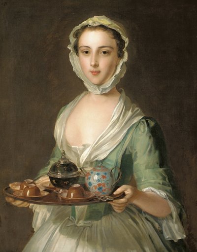Ritratto di una giovane donna, possibilmente Hannah, la cameriera dell