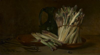 Natura morta con asparagi, c. 1880 da Philippe Rousseau