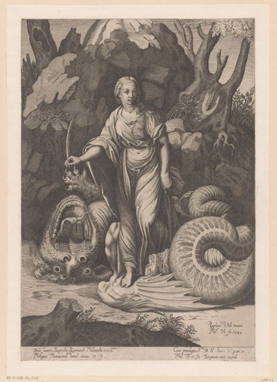Santa Margherita di Antiochia da Philippe Thomassin