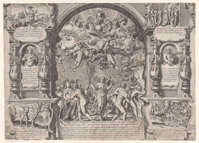 Giudizio Universale con prefigurazioni da Philippe Thomassin