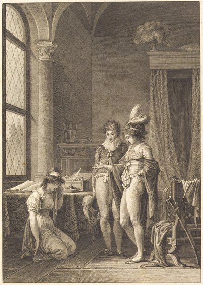 Gioconda: Il perdono da Philippe Triere after Jean Baptiste Mallet
