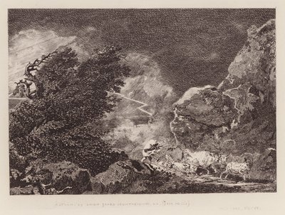 Una tempesta da Philippe de (after) Loutherbourg
