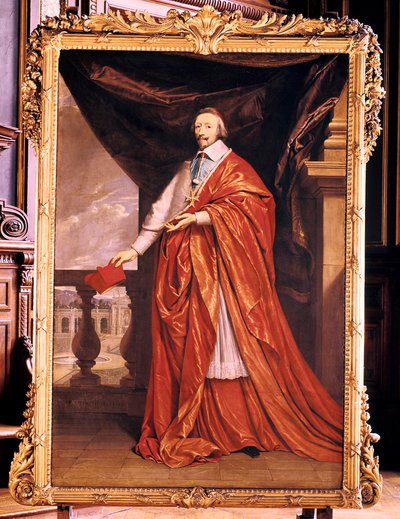 Cardinale Richelieu, prelato e statista francese, 1640 da Philippe de Champaigne