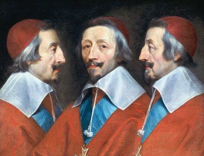 Cardinale Richelieu, prelato e statista francese, c1642 da Philippe de Champaigne