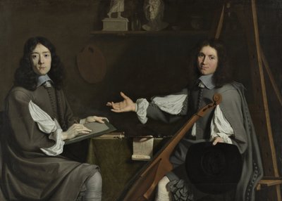 Doppio ritratto di entrambi gli artisti da Philippe de Champaigne