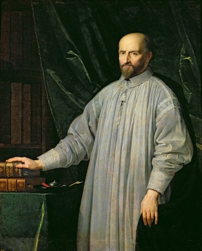 Jean Duvergier de Hauranne, Abate di Saint-Cyran, c.1646-48 da Philippe de Champaigne