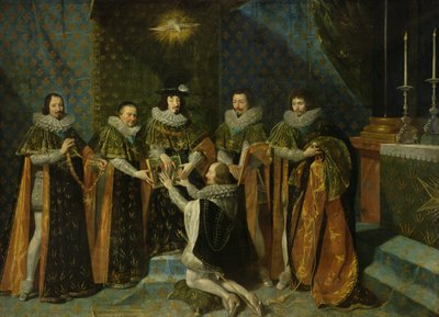 Luigi XIII (1601-43) riceve Henri d