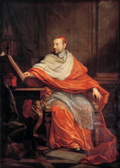 Ritratto a figura intera del cardinale Pierre de Berulle da Philippe de Champaigne