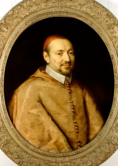 Ritratto del Cardinale di Berulle (1575-1629) da Philippe de Champaigne