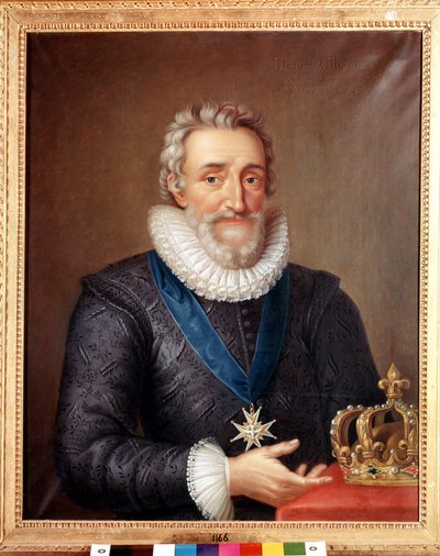Ritratto di Enrico IV (1553 - 1610), Re di Francia. Dipinto di Philippe de Champaigne. Museo Nazionale di Stoccolma da Philippe de Champaigne