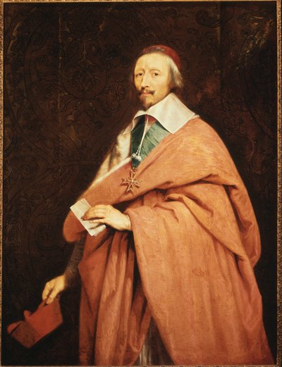 Ritratto di Richelieu di Philippe de Champaigne (1602 - 1674), Museo di Versailles da Philippe de Champaigne