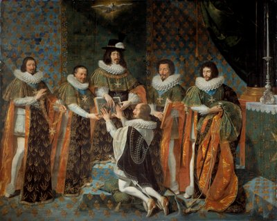 Ricevimento di Luigi XIII (1601-1643) di Enrico II d