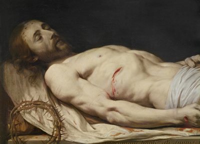Il Cristo morto deposto sul suo sudario (dettaglio) da Philippe de Champaigne