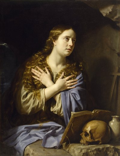 La Maddalena penitente. Dipinto di Philippe de Champaigne, 1648 da Philippe de Champaigne