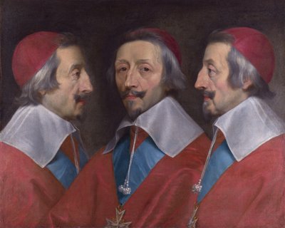 Triplo ritratto della testa di Richelieu, 1642 da Philippe de Champaigne