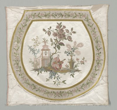 Rivestimento per un sedile di sedia, c. 1743-1774 da Philippe de Lasalle