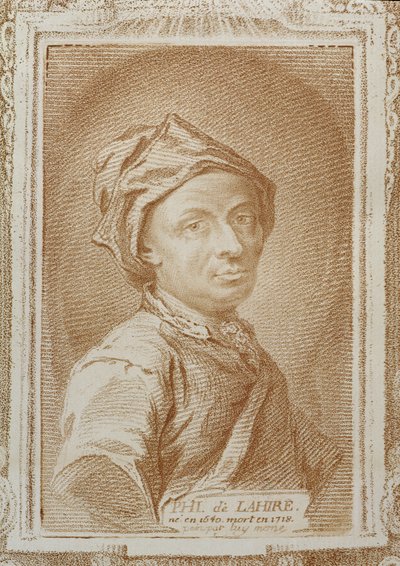 Autoritratto di Philippe de la Hire (1640-1718), illustrazione da 
