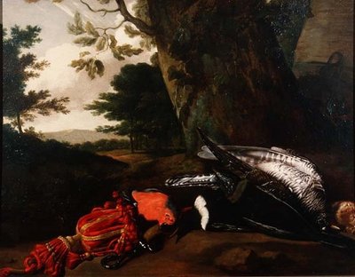 Natura morta di uccelli morti da Philips Angel