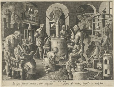 Distillazione da Philips Galle (attributed to workshop of)