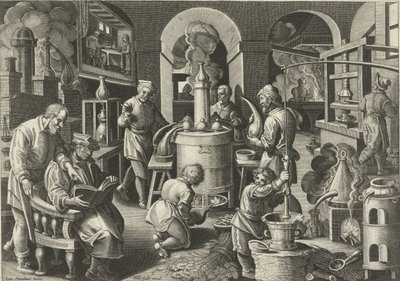 Distillazione da Philips Galle (attributed to workshop of)