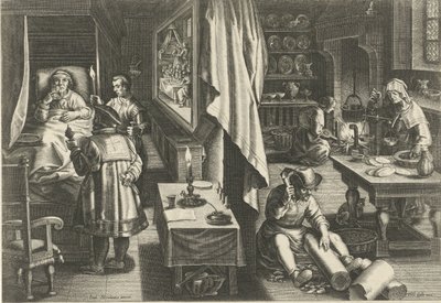 Rimedio contro la sifilide da Philips Galle (attributed to workshop of)