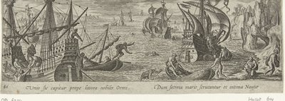 Pesca di ostriche da Philips Galle (attributed to workshop of)