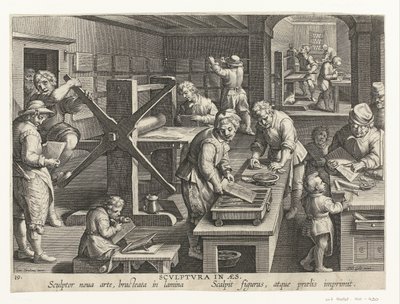 Produzione di incisioni in rame da Philips Galle (attributed to workshop of)