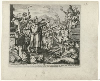 Distruzione delle immagini idolatriche di Baal (Penitenza e pentimento nell