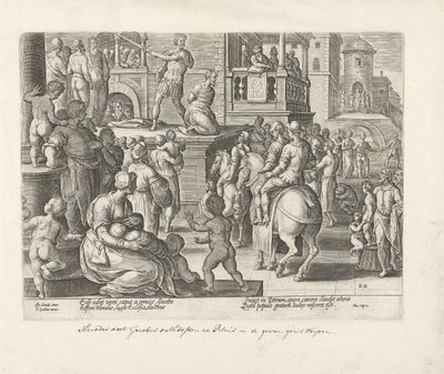 Decapitazione di Giacomo il Maggiore da Philips Galle (possibly)