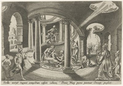 Adorazione dei Magi da Philips Galle