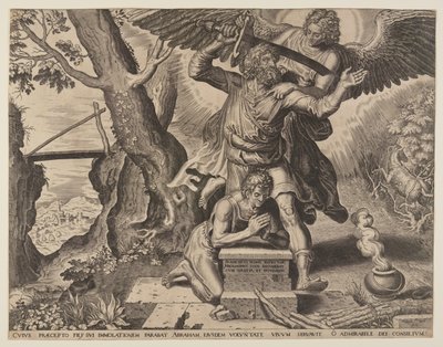 Il sacrificio di Abramo da Philips Galle