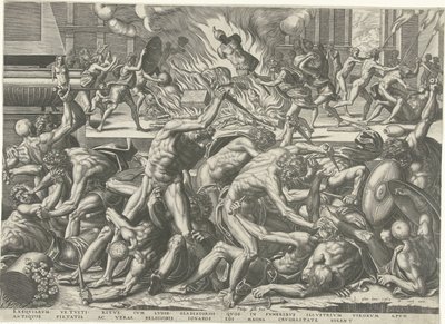 Combattimento di gladiatori da Philips Galle
