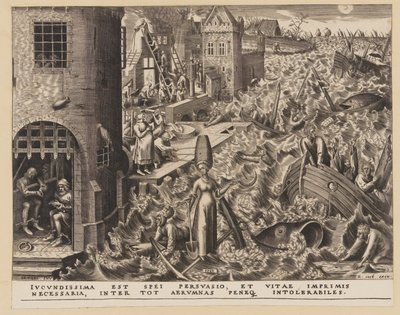 La speranza, da Le sette virtù da Philips Galle