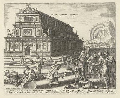 Tempio di Diana a Efeso da Philips Galle