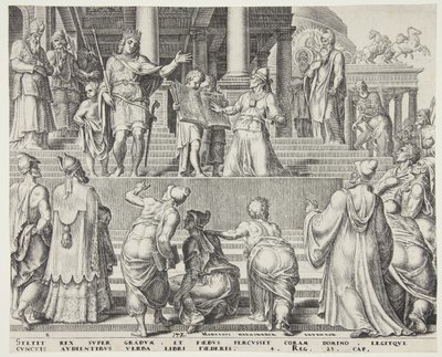 Il Libro della Legge letto davanti al popolo da Philips Galle