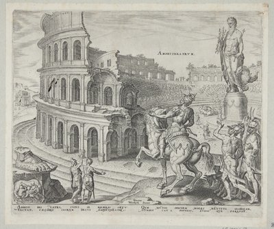 Il Colosseo a Roma da Philips Galle
