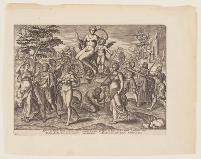 Il potere della donna [3 Esdra 4:18-19, 22-23, 29-32], da I quattro poteri più forti da Philips Galle