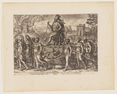 Il potere del re [3 Esdra 4,3-8], da I quattro poteri più forti da Philips Galle