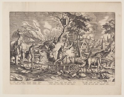 Il trionfo del tempo da Philips Galle