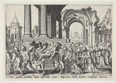 La sepoltura di Sansone da Philips Galle