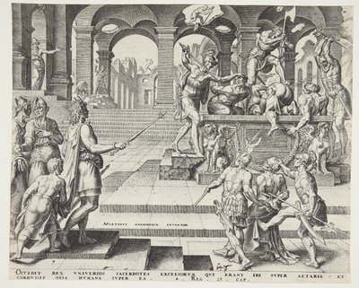 Il massacro dei sacerdoti di Samaria da Philips Galle