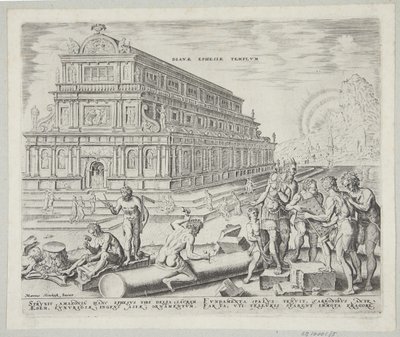 Il tempio di Diana a Efeso da Philips Galle