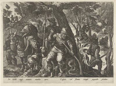 Caccia al cinghiale con fucili da Philips Galle