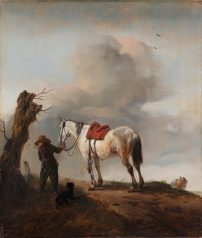 Il cavallo bianco da Philips Wouwerman