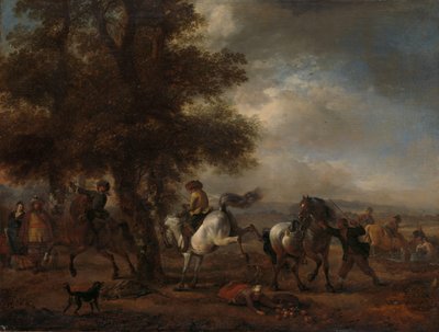 Il Cavallo Grigio Impennato da Philips Wouwerman