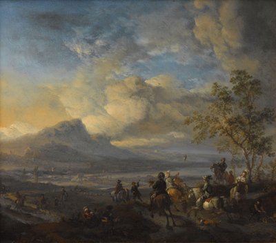 La caccia al falcone da Philips Wouwerman