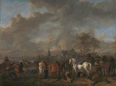 La vittoria dei contadini da Philips Wouwerman